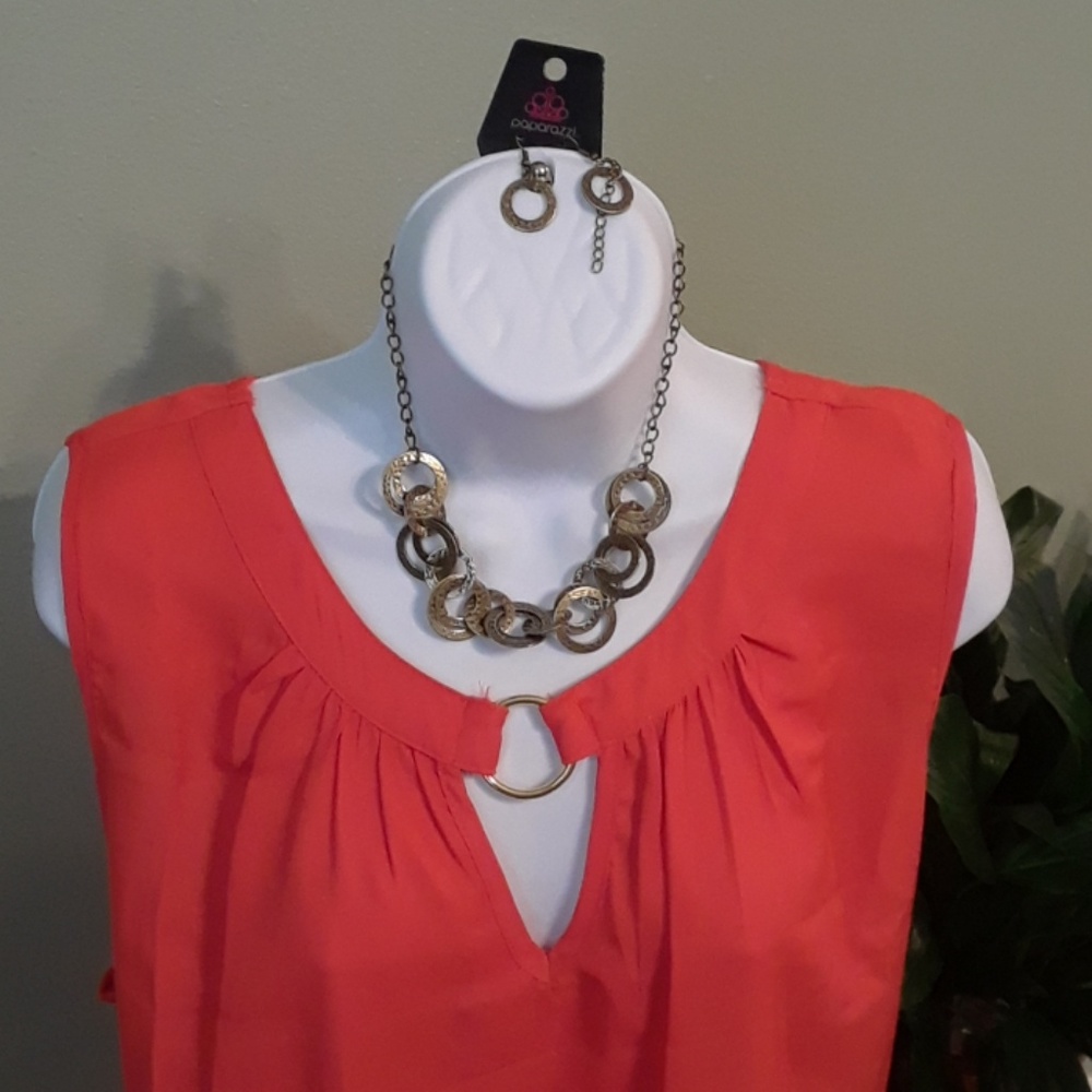 💥BUNDLE💥 Women Blouse w Paparazzi Accessories